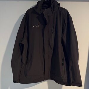 RIVIAN logo XXL nylon/insulated black men’s winter coat
